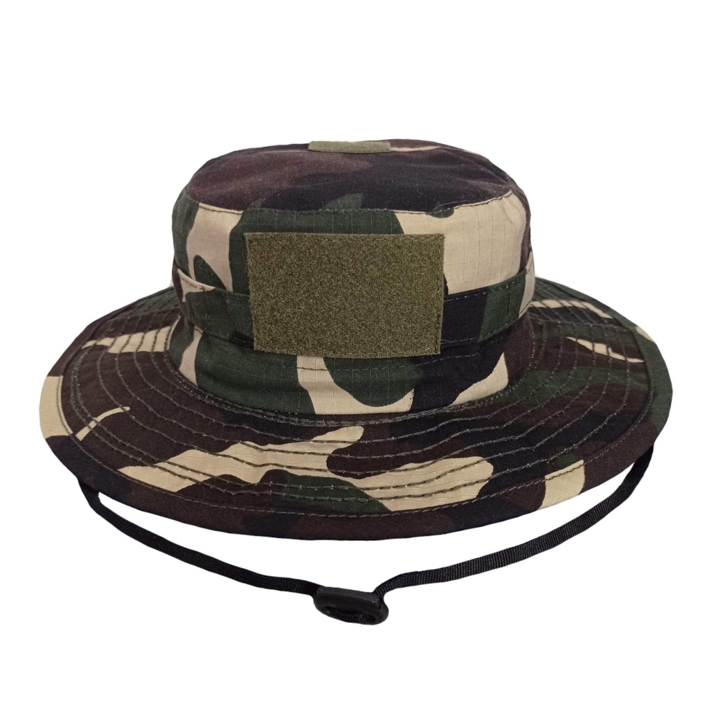 Topi Rimba Outdoor Tactical Loreng WoodLand Pria/Wanita