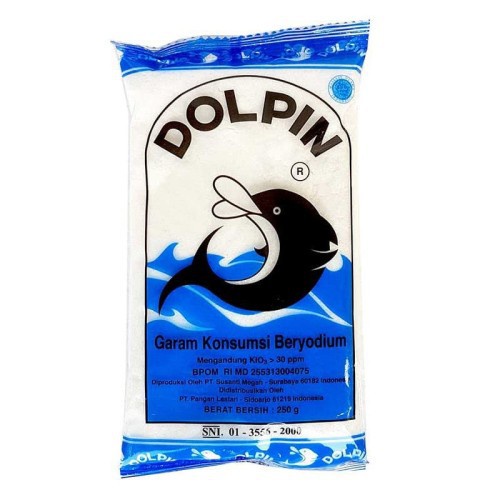 GARAM DOLPIN 500gr | Garam Halus Beryodium