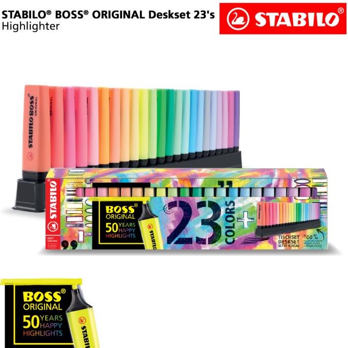

STABILO BOSS ORIGINAL Deskset 23's - Limited Edition - Highlighter