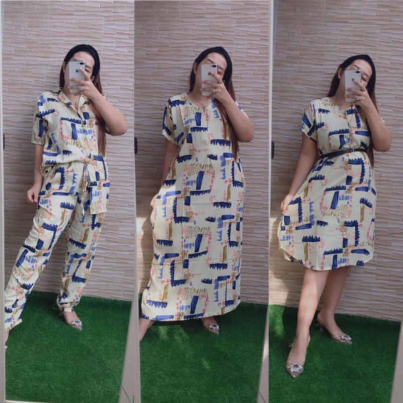 home dress nagita / Homedress katun rayon