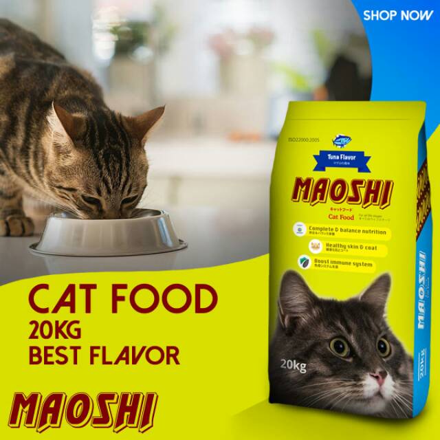 Makanan Kucing MAOSHI - kemasan repack 1 Kg