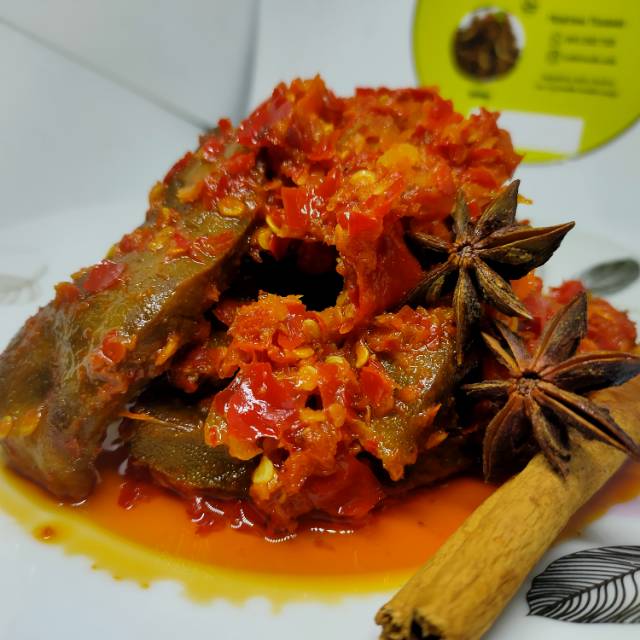 

Dendeng lidah balado