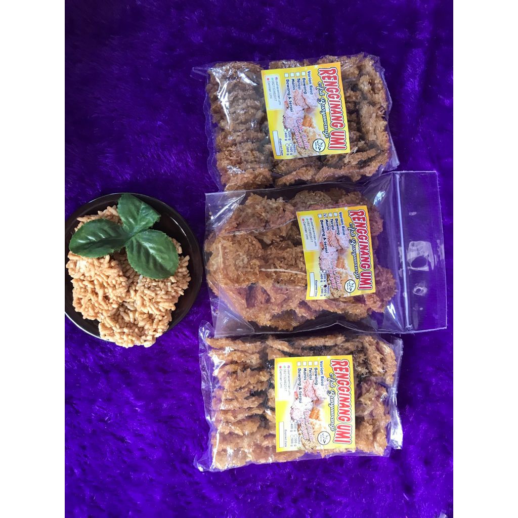 

Rengginang bawang/ Rengginang Bawang / terasi/ bawang dan terasi