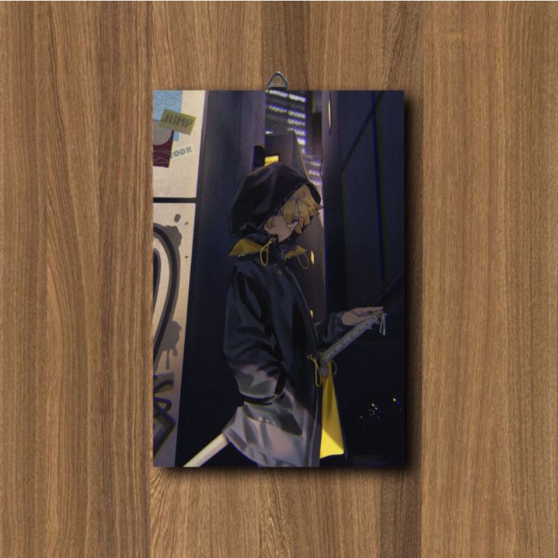 HIASAN DINDING KAMAR CHIFUYU MATSUNO TOKYO REVENGERS ANIME / POSTER KAYU ANIME / DEKORASI KAMAR-C10