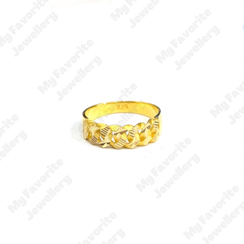 Cincin Sisik Naga SS Emas Asli Kadar 700 dan 875