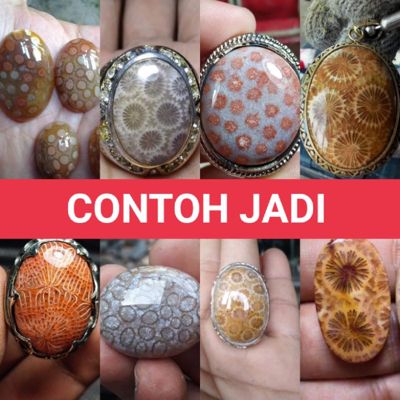 BAHAN ROUGH BATU AKIK TERATAI NATURAL AGATE STONE