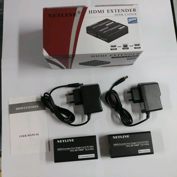 Netline HDMI Extender 60Meter Over Cat5e / Cat6