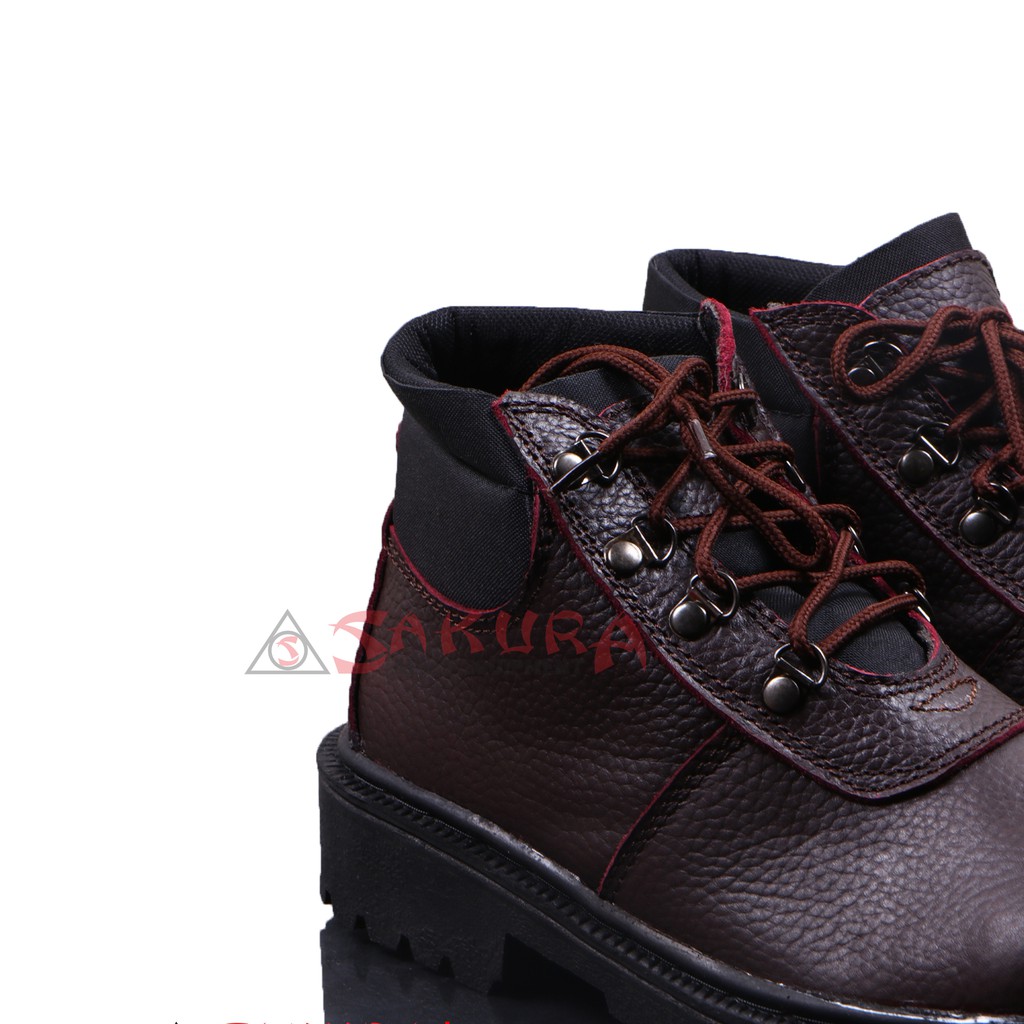 Sepatu Safety World Cruiser 1813 Brown-Sepatu Kulit World Cruiser