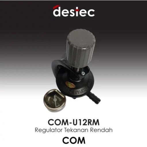 Regulator Gas DESTEC 201 M Tekanan Rendah U12RM DESTEC dengan Meter Starcam Pengaman Putar 201M