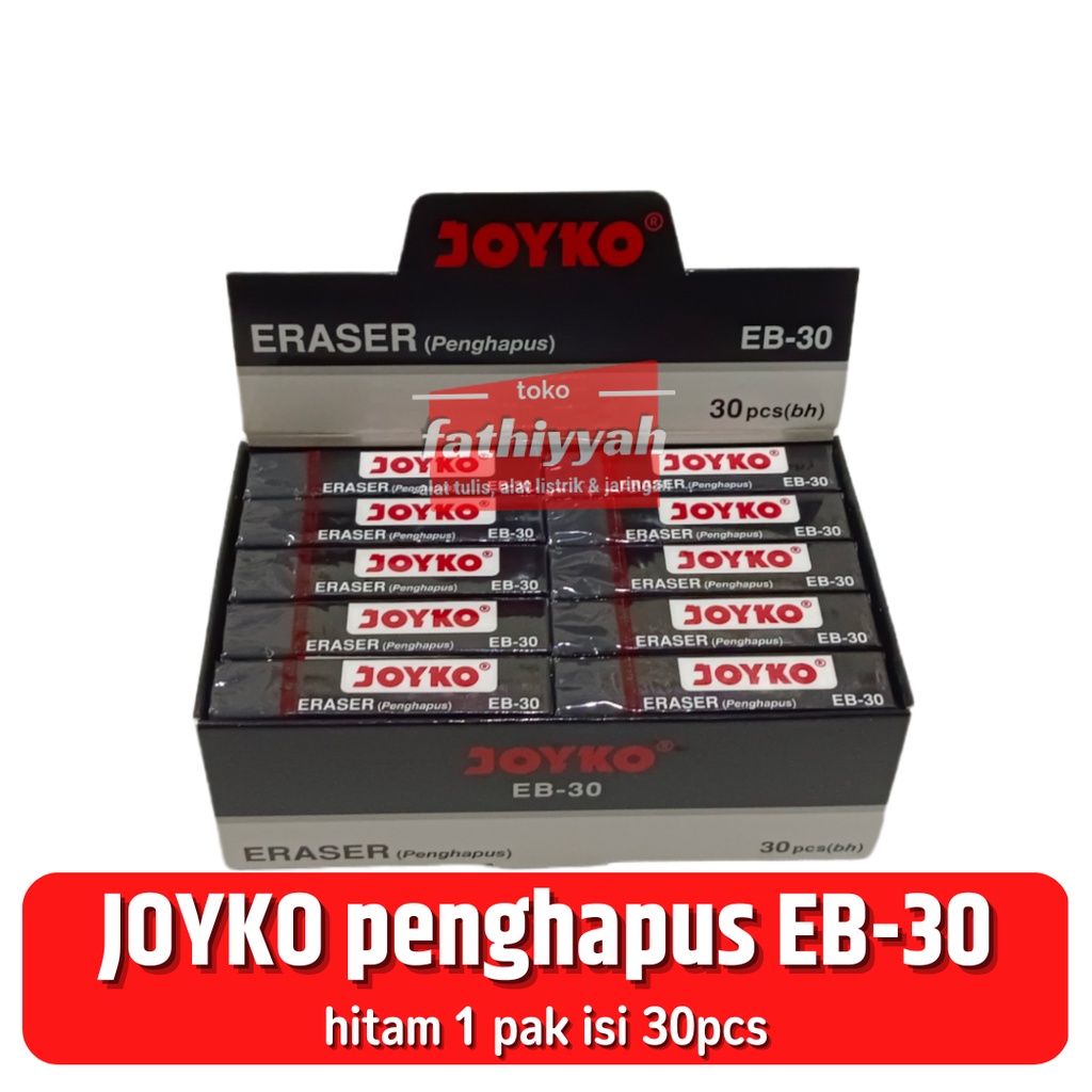 

penghapus eraser joyko EB30 1pak isi 30 pcs