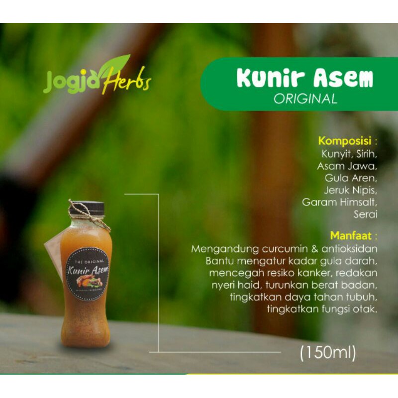 

KUNIR ASEM ORIGINAL 150ML