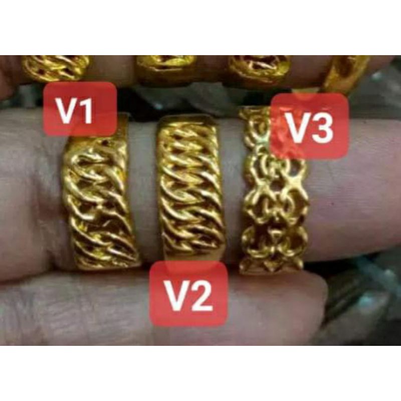 cincin Varian 5 gram. Mas London 24K. Kadar 99,9%.