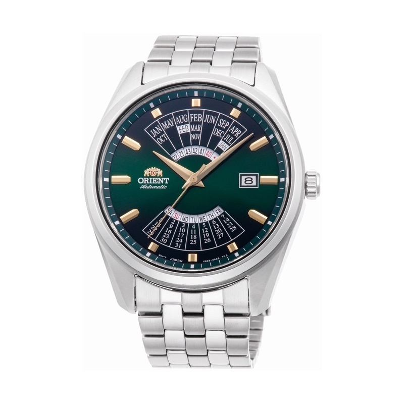 Orient RA-BA0002E10B Automatic Green Dial Multi Year Calender - Jam Tangan Pria