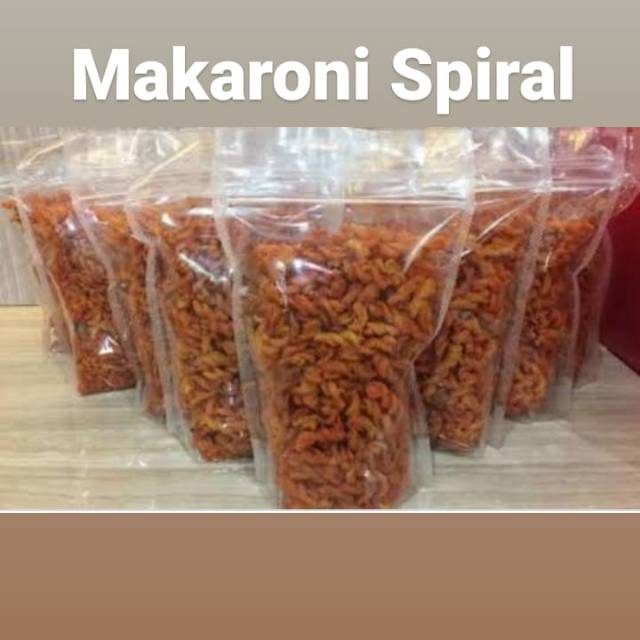 

Makaroni/makaroni spiral/makaroni renyah/makaroni enak/box/plastik