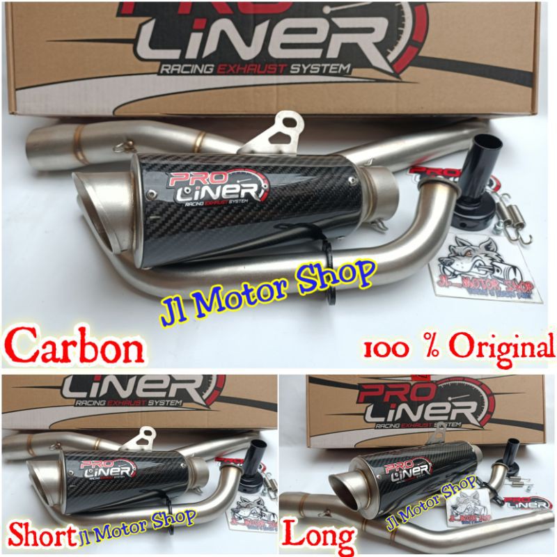 KNALPOT PROLINER PRO LINER TR1 R All NEW R15 V3 VVA Titan XSR MT15 TITAN BLACK SHORT LONG ORIGINAL