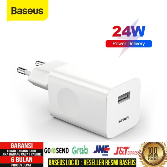 Baseus Kepala Charger 24w Quick Charger Qc 3.0