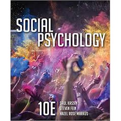 Social Psychology 10th Edition