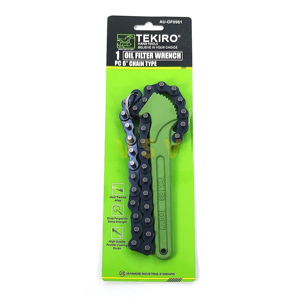 TEKIRO KUNCI OLI FILTER RANTAI 6 INCH TEKIRO Oil Filter wrench chain type 6&quot; / kunci oli filter rantai