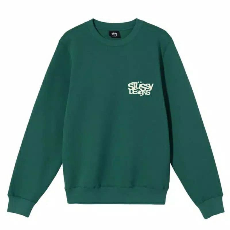 Sweater Stussy.Design Hitam Ukuran Jumbo/Bigsize/Size S M L XL 2XL 3XL 4XL 5XL/Pria/Wanita Casual