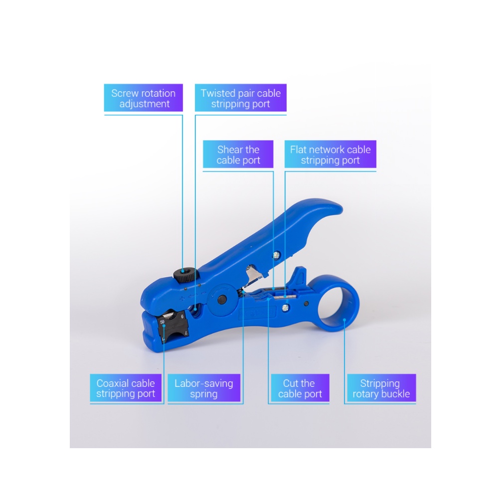 Vention Multi function Cable Stripper / Pengupas Kabel