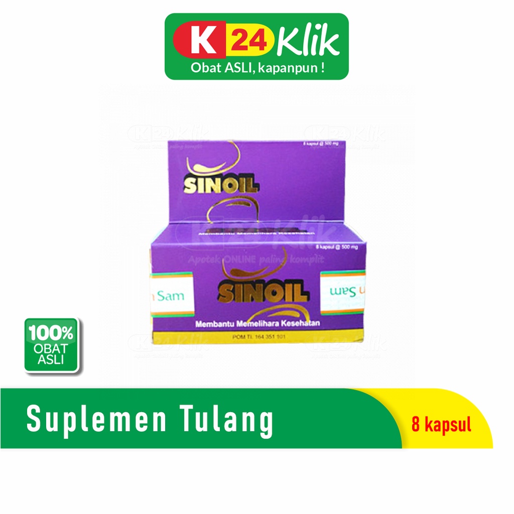 SINOIL KAPSUL (1 BOTOL isi 8 KAPSUL)