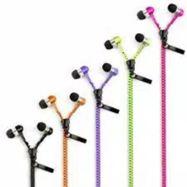 Headset Zipper / resetling super bass / earphone spider