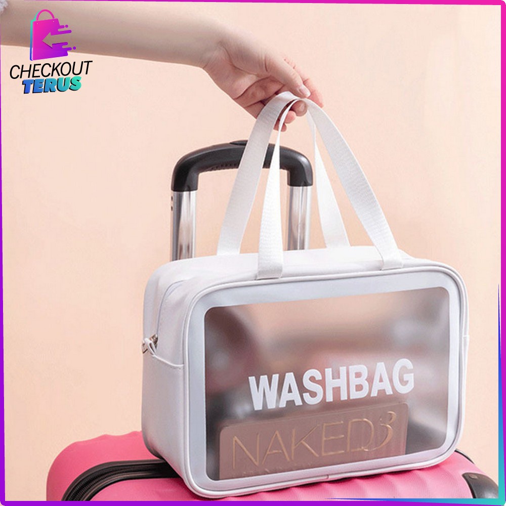 CT T40 Tas WASHBAG Waterproof Pouch Travel Make Up Multifungsi Bag Organizer Tas Kosmetik Portable Tas Sabun Peralatan Mandi Traveling