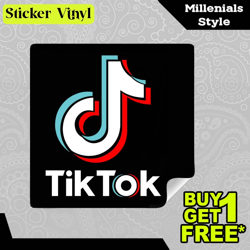 

Stiker Sticker Tiktok Colorful Aplikasi Platform Video Musik Aesthetic Bahan Vinyl Satuan Anti Air