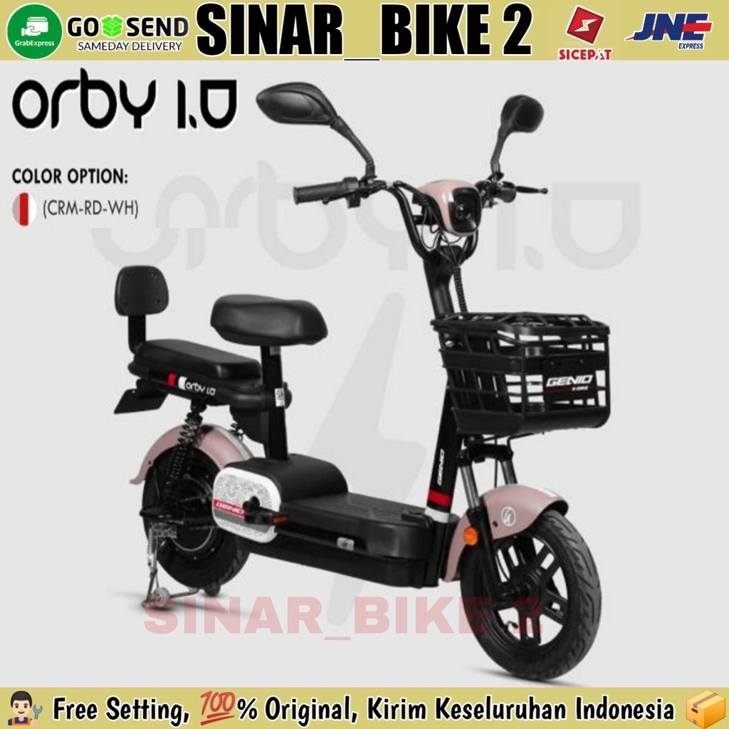 Sepeda Listrik GENIO ORBY 1.0 Electric E Bike 650 Watt