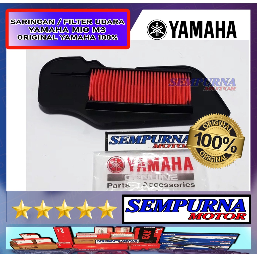 2PH-E4450-00 Filter Udara Mio M3 100% Original Yamaha Asli Ori YGP