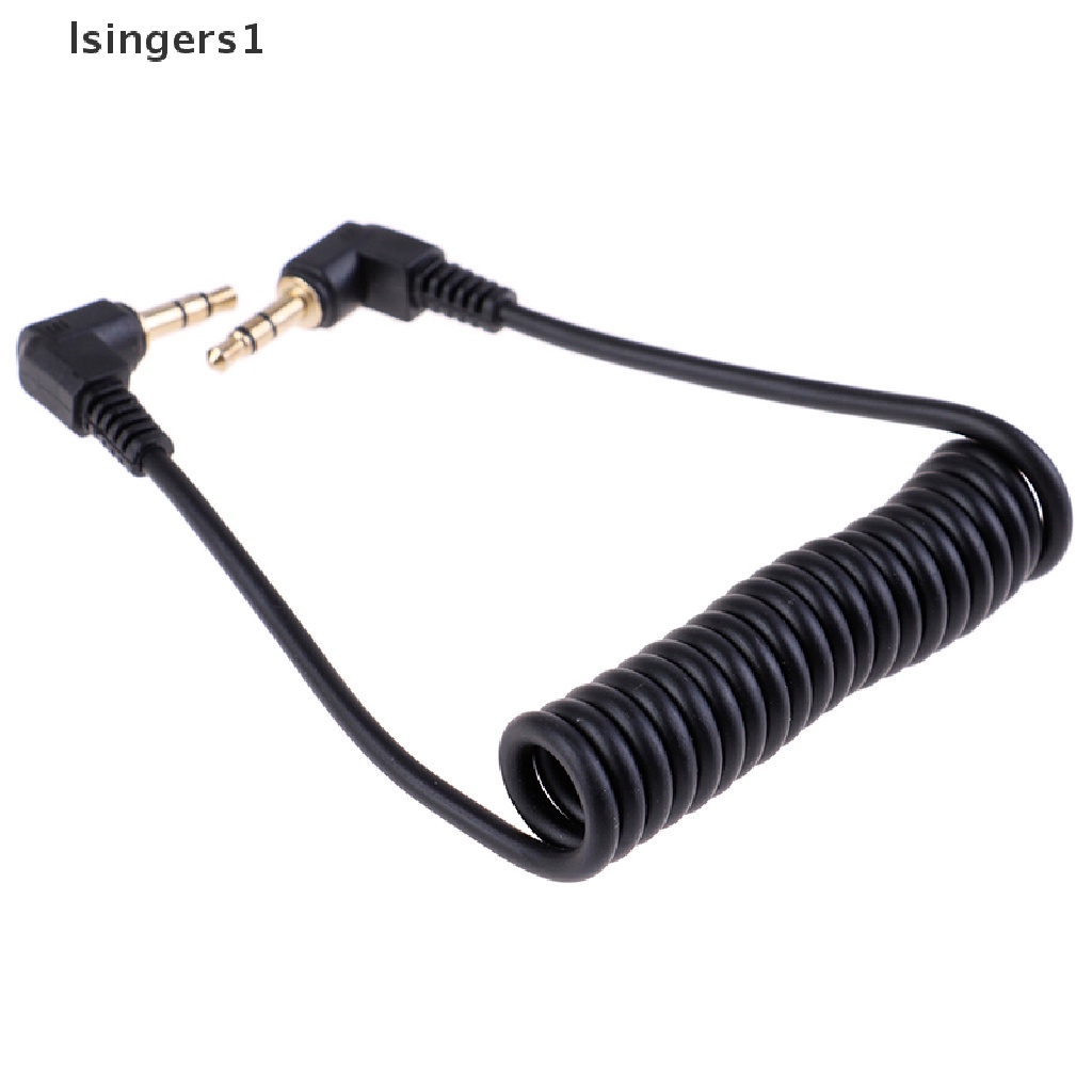 (lsingers1) Kabel audio jack aux 3.5mm Sudut Kanan 90 Derajat