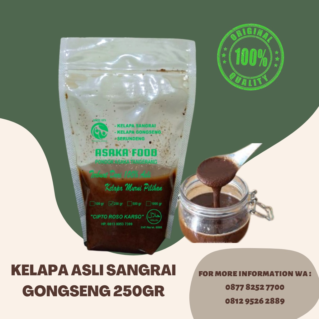 

Bumbu Instan Kelapa Gongseng / Sangrai 250gr