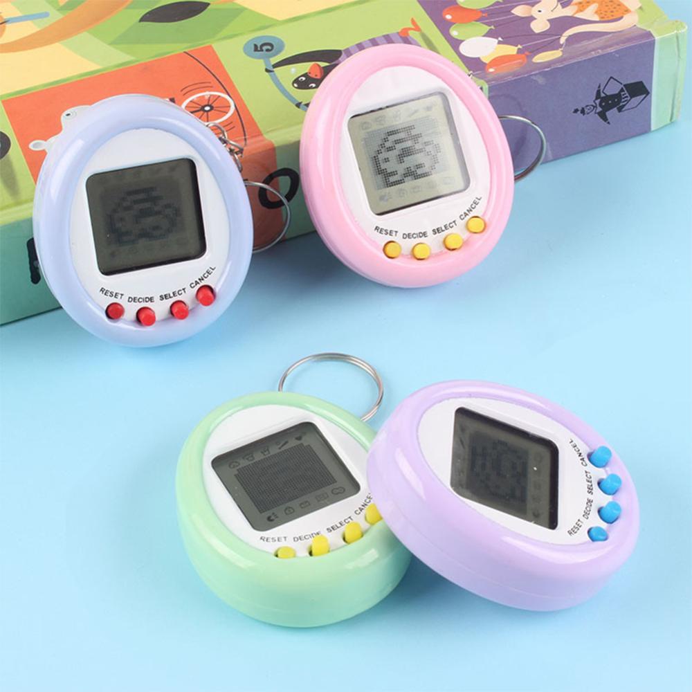 Timekey Mainan Tamagotchi Hewan Peliharaan Virtual Elektronik 168 In 1 Warna Macaron Untuk Anak C7S4