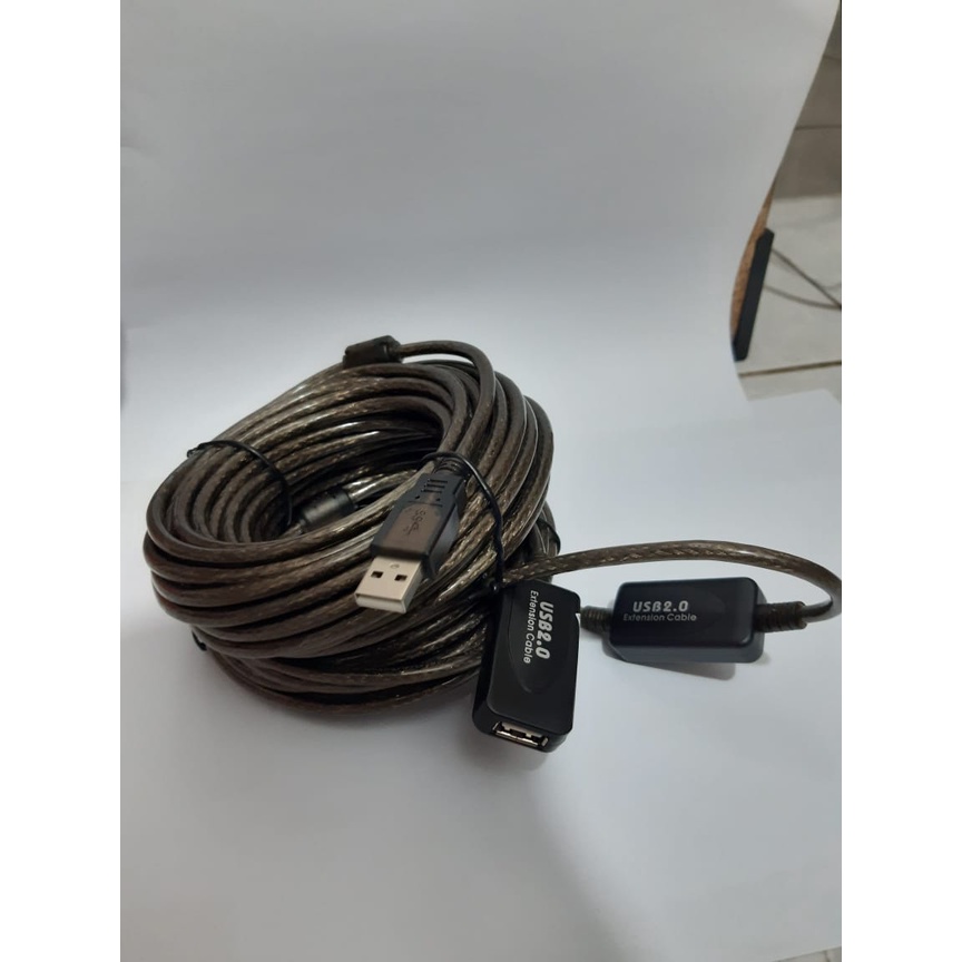 Kabel USB 2.0 Extension 15Meter Aktif - Kabel USB Male to Female