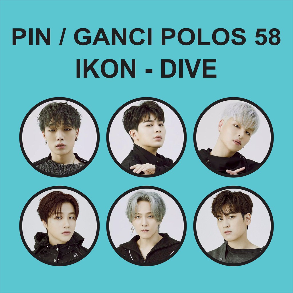 (READY STOCK) PIN / GANTUNGAN KUNCI POLOS 58 MM - &quot;IKON - DIVE&quot;