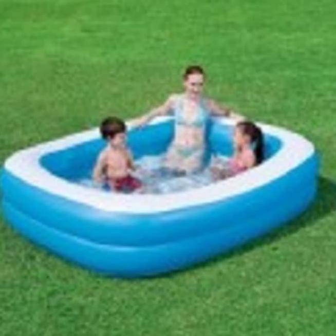 Kolam Renang Anak Kotak Polos Bestway Kecil Mandi Karet Tiup Balon Toy - Kolam