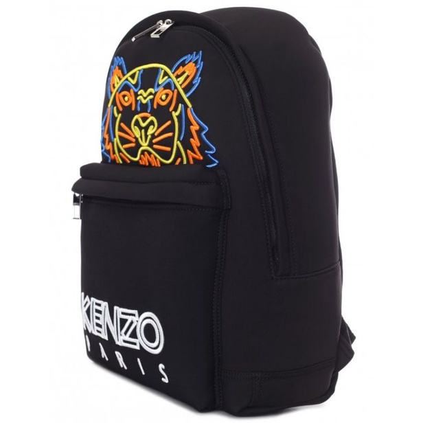 KENZ0 MEN'S LARGE TIGER NEOPRENE BACKPACK