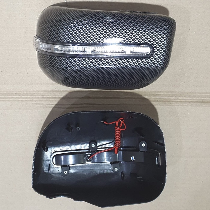 COVER BATOK SPION LAMPU CARBON MOBIL GRAND NEW AVANZA 2012-2018