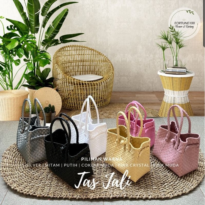 Tas Jali / Tas Anyaman Plastik / Tas Bingkisan / Tas Jali TALI PENDEK