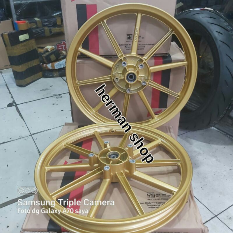velg vrossi MX double disk 8 lurus swan / velg vrossi mx 135 DD Palang 8 / velg vrossi model rcb mx 