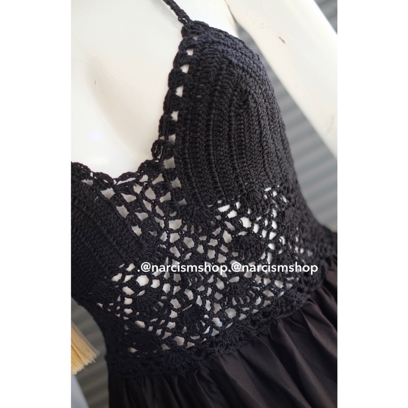 LONGDRESS RAJUT BIKINI CROCHET (PILIH MOTIF GESER PICTNYA)