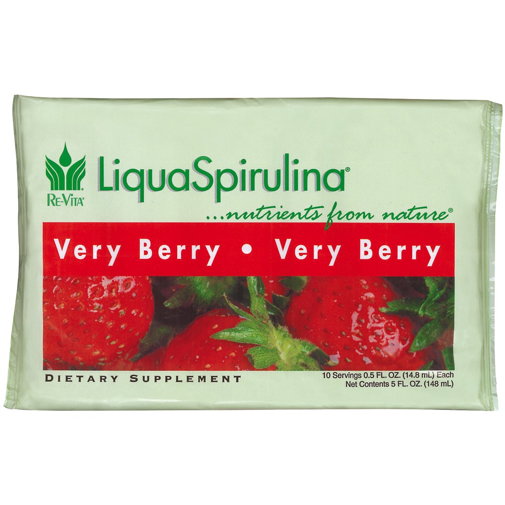 (READYSTOCK)Revita Liqua Spirulina & Liqua Health Very Berry - Suplemen Kesehatan - Vitamin Nutrisi