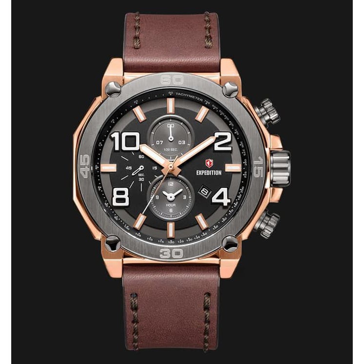 EXPEDITION 6766MC ROSEGOLD GREY PRIA ORIGINAL GARANSI 1TAHUN