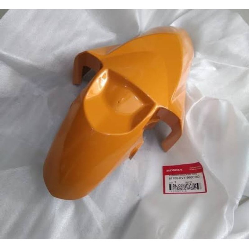 SPAKBOR BEAT CARBU DEPAN ORANGE SEPAKBOR DEPAN BEAT CARBU ORANGE 61100-KVY-960CBO