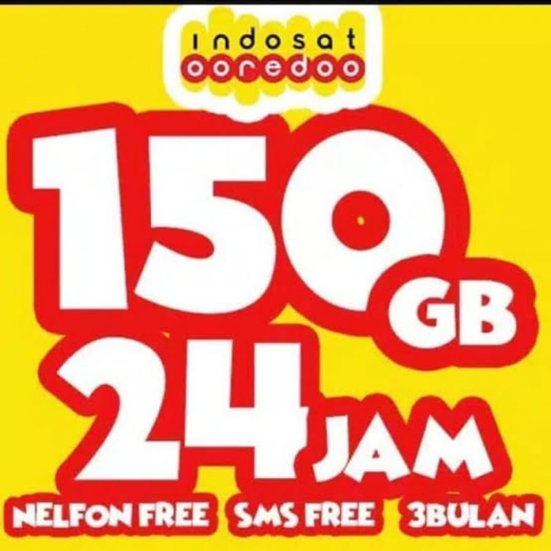 Paket indosat Prime 150GB 3 bulan