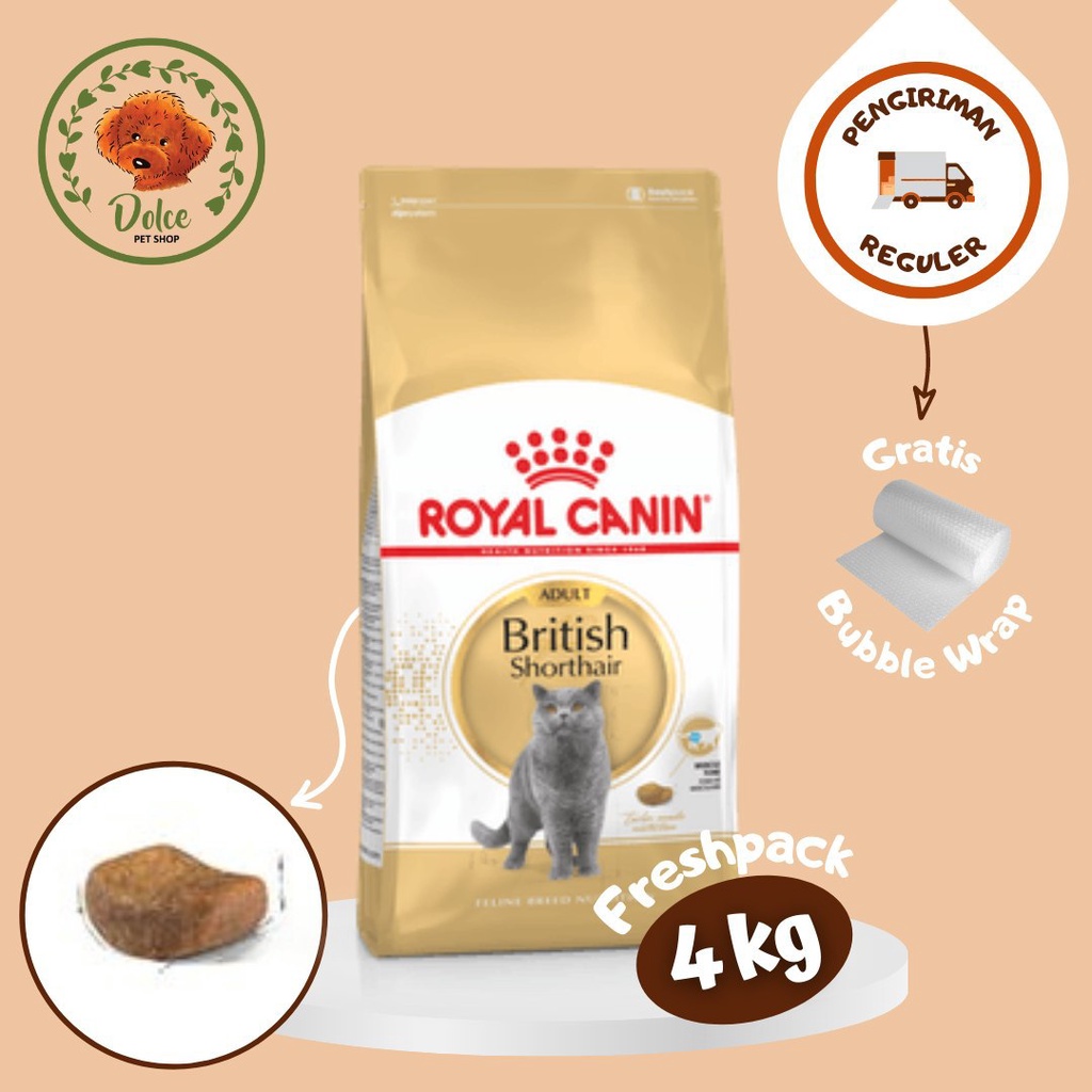 Royal Canin Adult British Shorthair 4kg Makanan Kucing Dewasa Dry