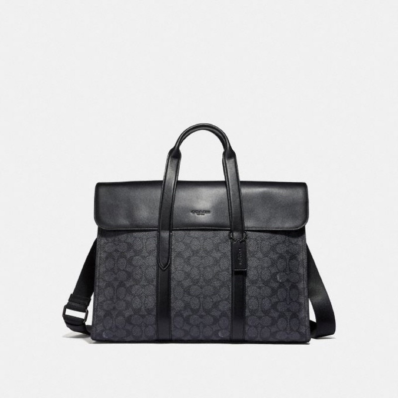 Coach Metropolitan Portofolio in Signature Canvas (C39775)