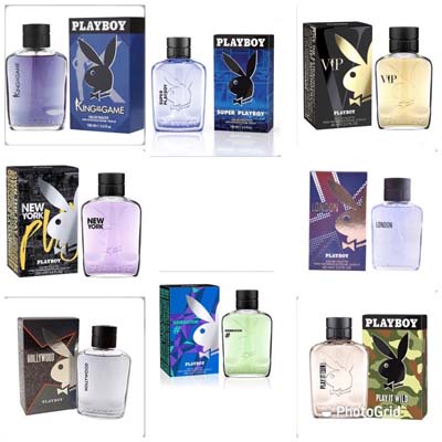 PLAYBOY PARFUM EDT EAU DE TOILETTE | VIP | LONDON | HOLLYWOOD | NEWYORK | KING QUEEN | 60 | 100 ML