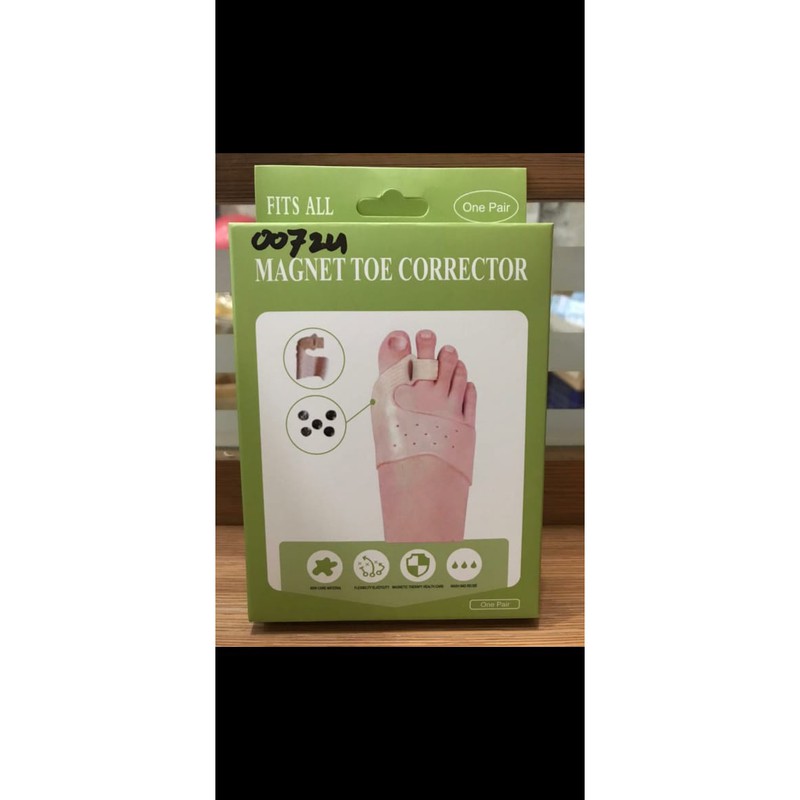 Toe coreector magnet-silikon terali jari kaki magnetic