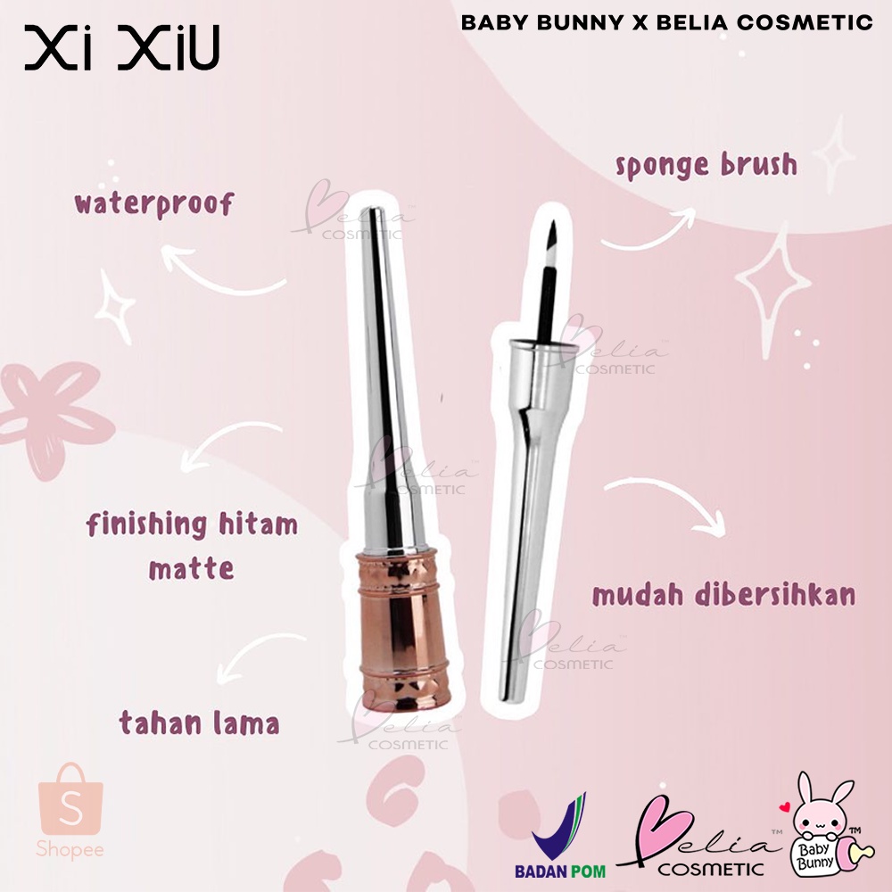 ❤ BELIA ❤ Xi Xiu Divine Liquid Eyeliner Waterproof BPOM | XIXIU kosmetik make up mata eye liner